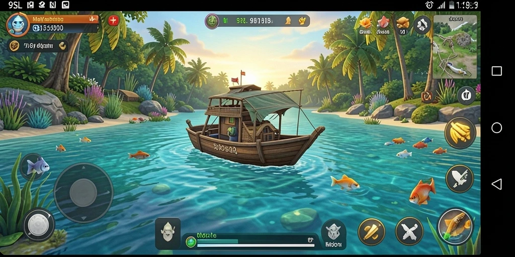 Tangkapan ikan besar dalam gameplay 9SL yang seru.