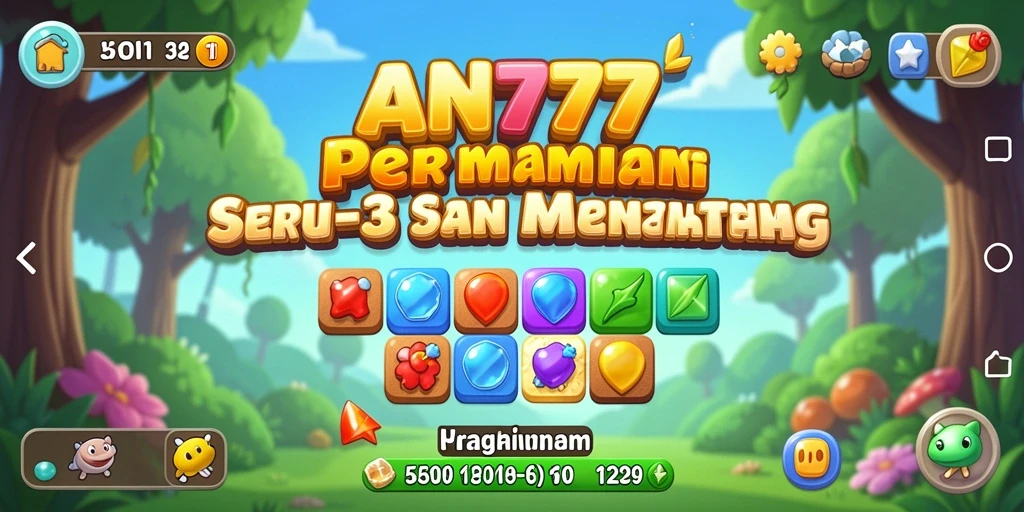 Tampilan gameplay AN777 yang seru dan menantang.