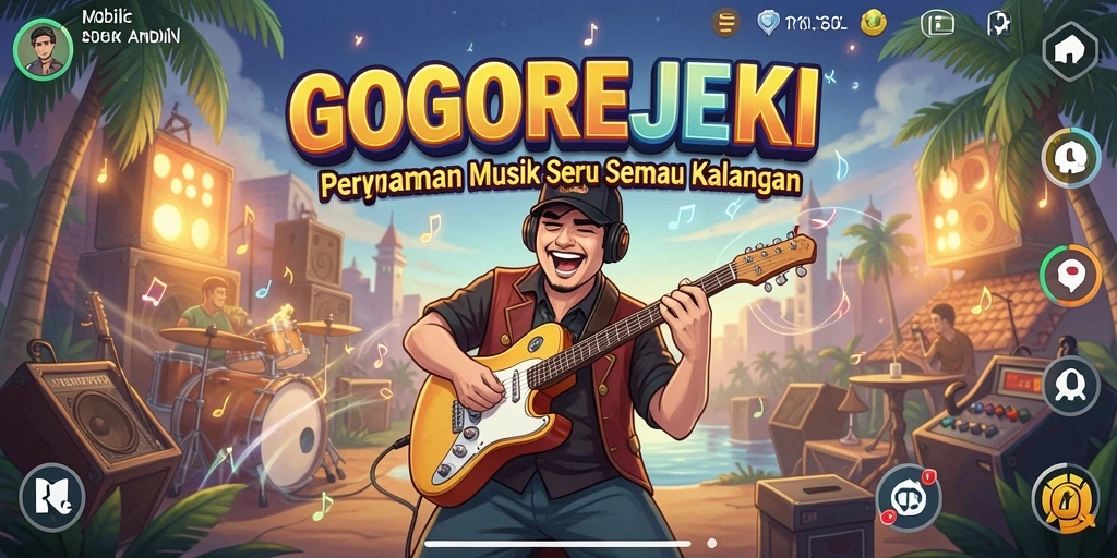 Screenshot GOGOREJEKI menampilkan gameplay menarik dengan berbagai tantangan musik.