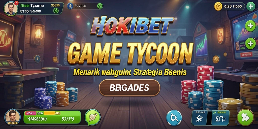 Screenshot gameplay HOKIBET menunjukkan keseruan mengelola bisnis Tycoon.