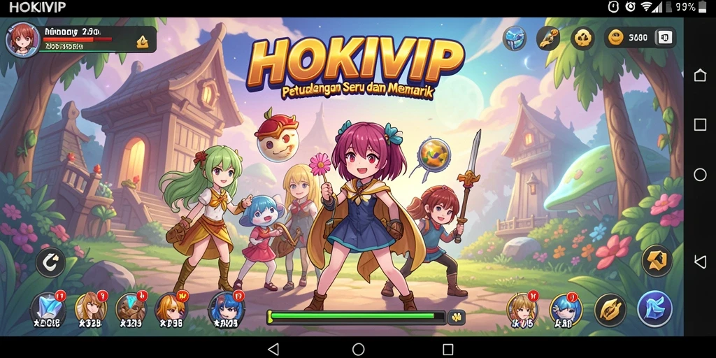 Tampilan menarik dari gameplay HOKIVIP yang memukau dan seru.