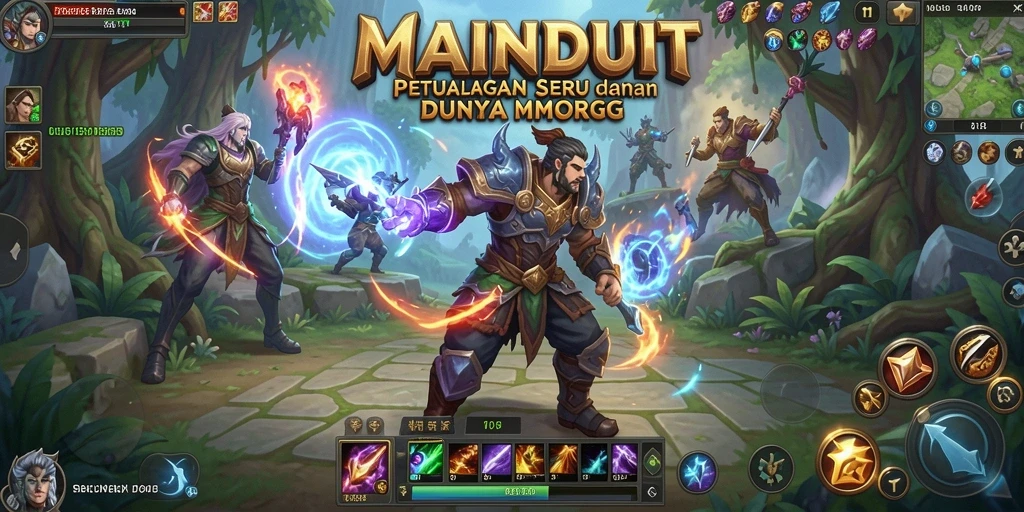 Gameplay seru di dunia fantasi MAINDUIT.