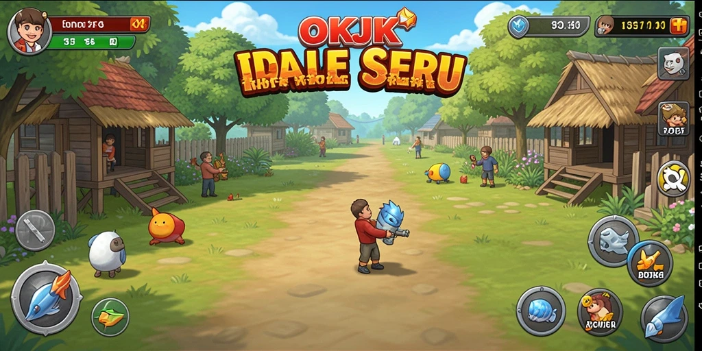 Tampilan gameplay OKJK yang memukau dan menyenangkan.