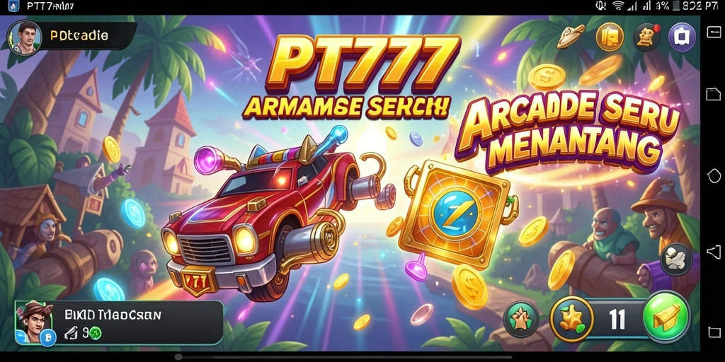 Gameplay seru dari PT777 yang menampilkan tantangan arcade