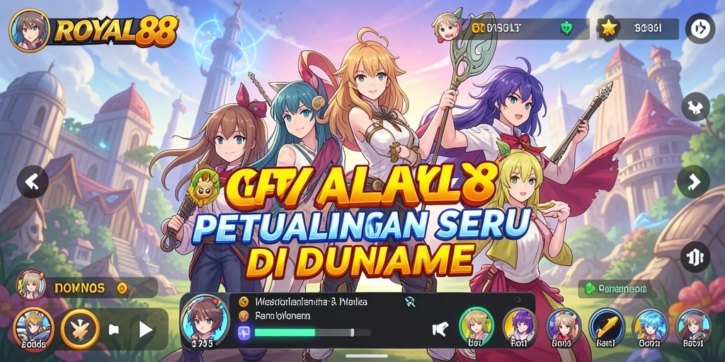 Tampilan gameplay seru dalam ROYAL88 yang memukau.