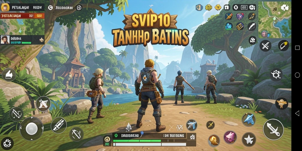 Tampilan mendalam gameplay SVIP10 di dunia terbuka yang luas.