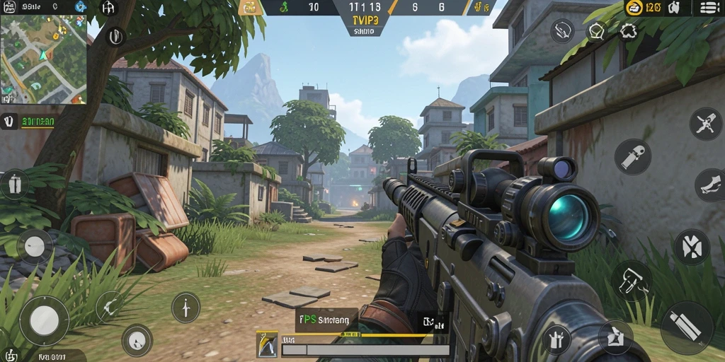 Tampilan gameplay seru dan mendebarkan di SVIP3.